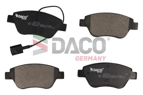 Daco 322380 Brake Pad Set, disc brake 322380: Buy near me in Poland at 2407.PL - Good price!