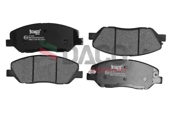 Daco 321302 Brake Pad Set, disc brake 321302: Buy near me in Poland at 2407.PL - Good price!