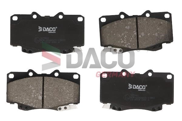 Daco 323941 Brake Pad Set, disc brake 323941: Buy near me in Poland at 2407.PL - Good price!
