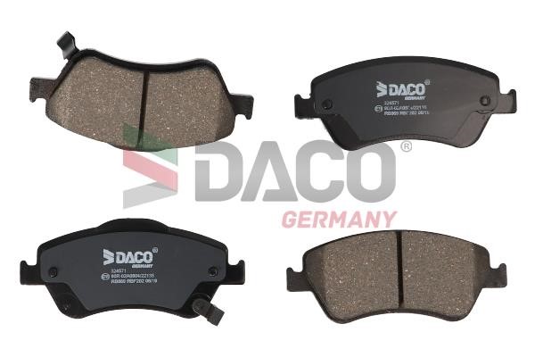 Daco 324571 Тормозные колодки дисковые, комплект 324571: Отличная цена - Купить в Польше на 2407.PL!