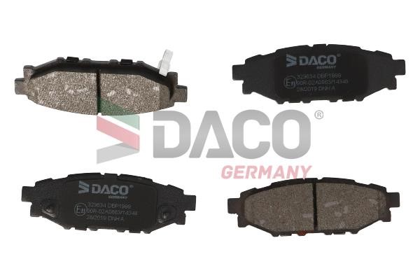 Daco 323634 Тормозные колодки дисковые, комплект 323634: Отличная цена - Купить в Польше на 2407.PL!