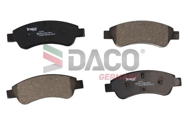Daco 323741 Brake Pad Set, disc brake 323741: Buy near me in Poland at 2407.PL - Good price!