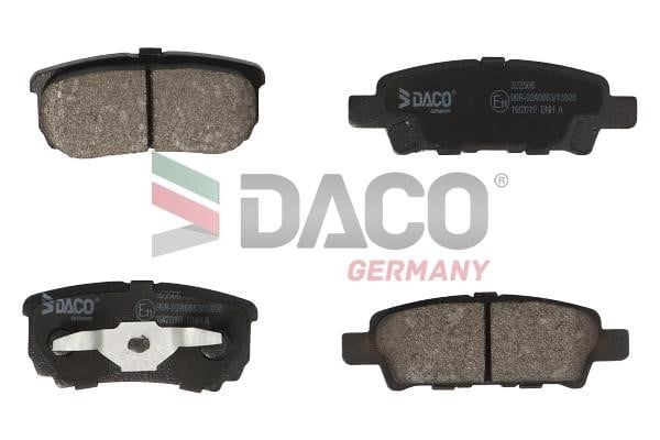 Daco 322506 Scheibenbremsbeläge, Set 322506: Kaufen Sie zu einem guten Preis in Polen bei 2407.PL!