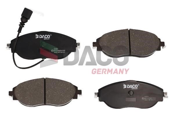 Daco 320223 Тормозные колодки дисковые, комплект 320223: Отличная цена - Купить в Польше на 2407.PL!