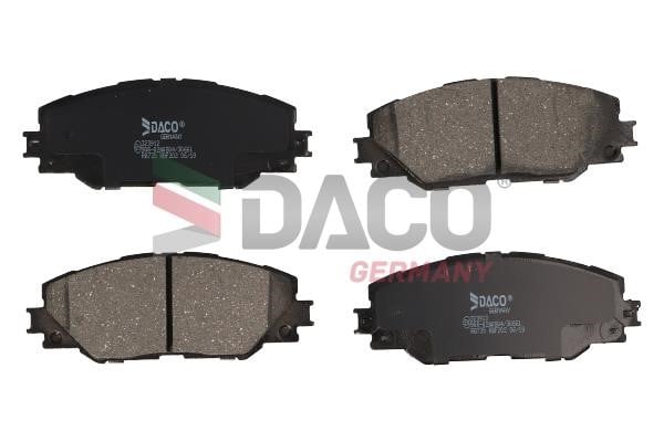 Daco 323912 Brake Pad Set, disc brake 323912: Buy near me in Poland at 2407.PL - Good price!