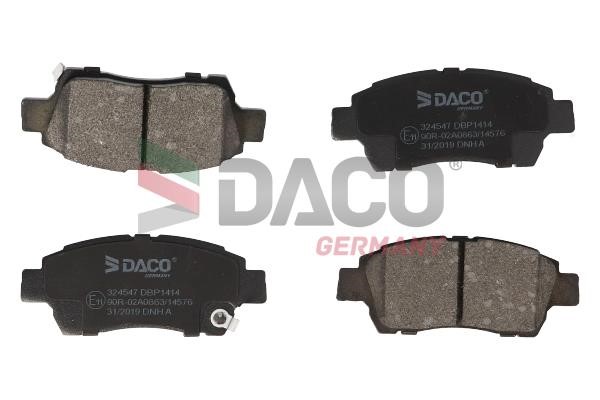 Daco 324547 Brake Pad Set, disc brake 324547: Buy near me in Poland at 2407.PL - Good price!