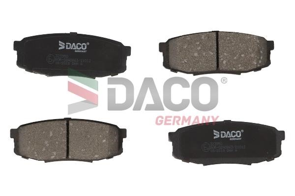 Daco 323950 Brake Pad Set, disc brake 323950: Buy near me in Poland at 2407.PL - Good price!