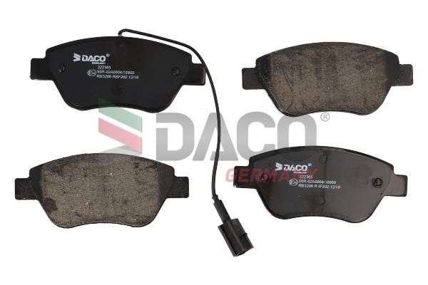 Daco 322365 Brake Pad Set, disc brake 322365: Buy near me in Poland at 2407.PL - Good price!