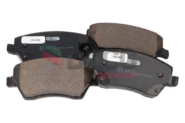 Daco 322619 Brake Pad Set, disc brake 322619: Buy near me in Poland at 2407.PL - Good price!