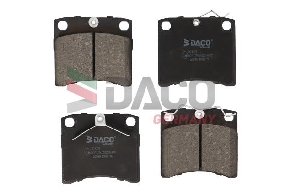 Daco 324721 Тормозные колодки дисковые, комплект 324721: Отличная цена - Купить в Польше на 2407.PL!