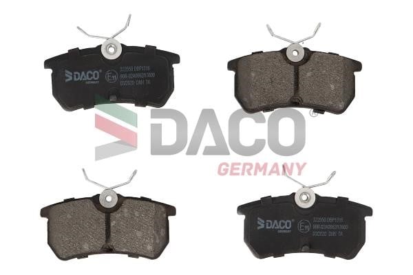 Daco 322550 Brake Pad Set, disc brake 322550: Buy near me in Poland at 2407.PL - Good price!