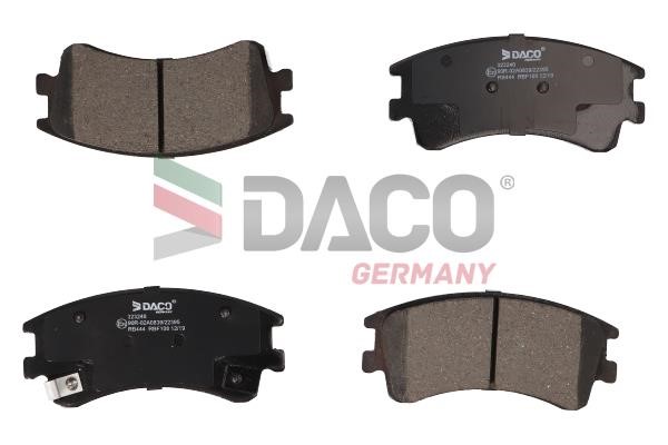 Daco 323240 Тормозные колодки дисковые, комплект 323240: Отличная цена - Купить в Польше на 2407.PL!