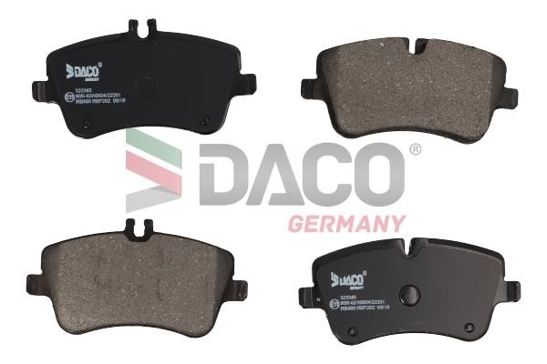 Daco 323345 Brake Pad Set, disc brake 323345: Buy near me in Poland at 2407.PL - Good price!