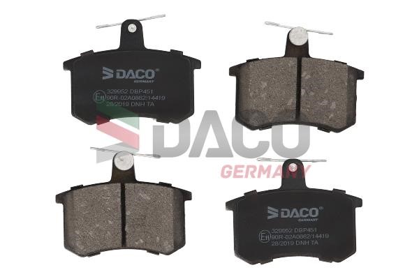 Daco 329952 Тормозные колодки дисковые, комплект 329952: Отличная цена - Купить в Польше на 2407.PL!