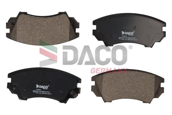 Daco 323642 Тормозные колодки дисковые, комплект 323642: Отличная цена - Купить в Польше на 2407.PL!