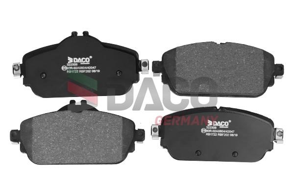 Daco 322308 Brake Pad Set, disc brake 322308: Buy near me at 2407.PL in Poland at an Affordable price!
