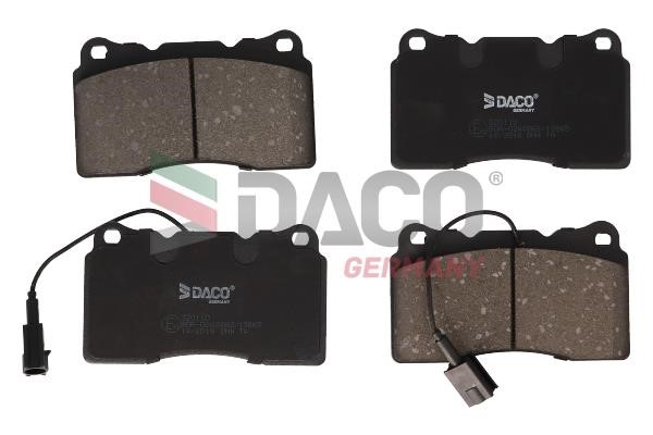 Daco 320110 Тормозные колодки дисковые, комплект 320110: Отличная цена - Купить в Польше на 2407.PL!