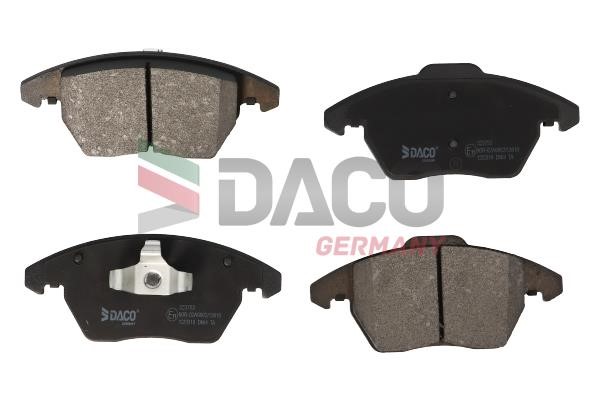 Daco 323753 Brake Pad Set, disc brake 323753: Buy near me in Poland at 2407.PL - Good price!