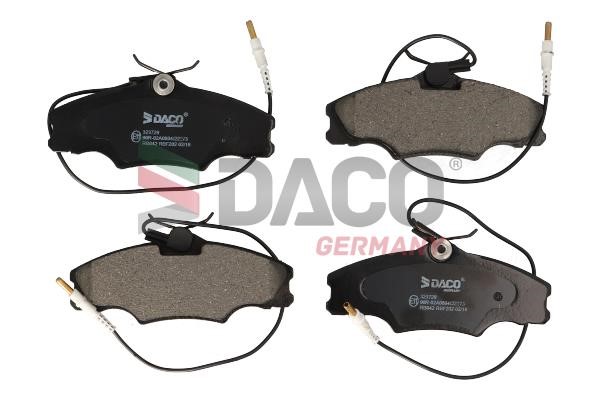 Daco 323729 Brake Pad Set, disc brake 323729: Buy near me in Poland at 2407.PL - Good price!