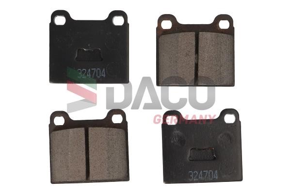 Daco 324704 Brake Pad Set, disc brake 324704: Buy near me in Poland at 2407.PL - Good price!