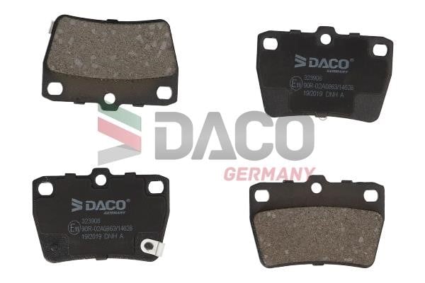 Daco 323908 Brake Pad Set, disc brake 323908: Buy near me in Poland at 2407.PL - Good price!
