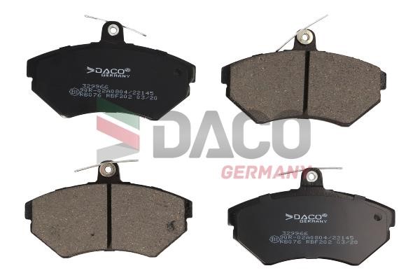 Daco 329966 Тормозные колодки дисковые, комплект 329966: Отличная цена - Купить в Польше на 2407.PL!