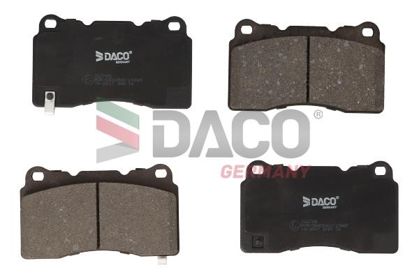 Daco 322705 Brake Pad Set, disc brake 322705: Buy near me in Poland at 2407.PL - Good price!