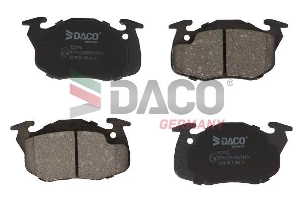 Daco 323920 Brake Pad Set, disc brake 323920: Buy near me in Poland at 2407.PL - Good price!