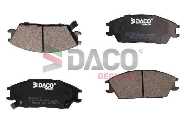 Daco 323403 Тормозные колодки дисковые, комплект 323403: Отличная цена - Купить в Польше на 2407.PL!