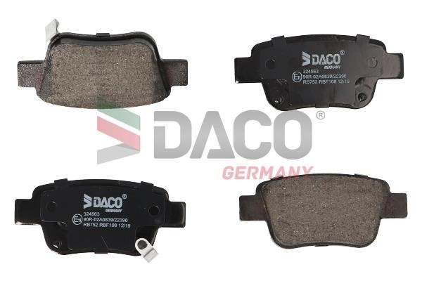 Daco 324563 Тормозные колодки дисковые, комплект 324563: Купить в Польше - Отличная цена на 2407.PL!