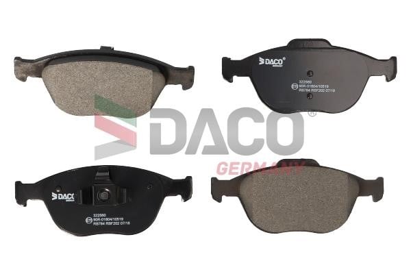 Daco 322560 Brake Pad Set, disc brake 322560: Buy near me in Poland at 2407.PL - Good price!