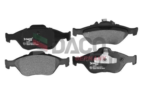 Daco 322557 Brake Pad Set, disc brake 322557: Buy near me in Poland at 2407.PL - Good price!