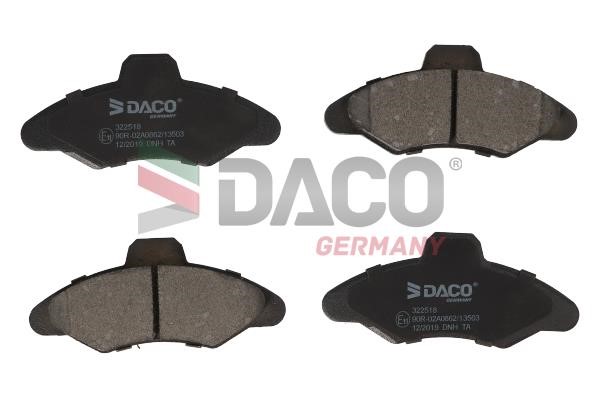 Daco 322518 Scheibenbremsbeläge, Set 322518: Kaufen Sie zu einem guten Preis in Polen bei 2407.PL!