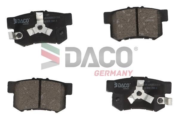 Daco 321201 Тормозные колодки дисковые, комплект 321201: Отличная цена - Купить в Польше на 2407.PL!
