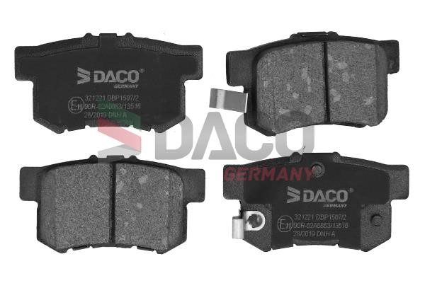 Daco 321221 Гальмівні колодки, комплект 321221: Приваблива ціна - Купити у Польщі на 2407.PL!