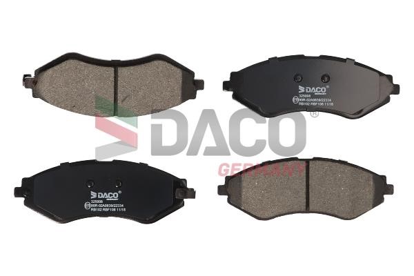Daco 325008 Brake Pad Set, disc brake 325008: Buy near me in Poland at 2407.PL - Good price!