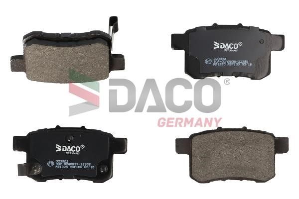 Daco 323902 Тормозные колодки дисковые, комплект 323902: Купить в Польше - Отличная цена на 2407.PL!