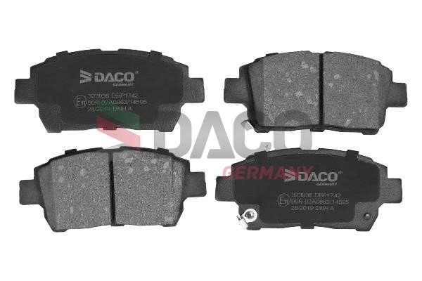 Daco 323936 Brake Pad Set, disc brake 323936: Buy near me in Poland at 2407.PL - Good price!