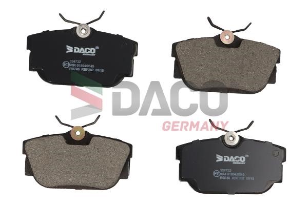 Daco 324732 Тормозные колодки дисковые, комплект 324732: Купить в Польше - Отличная цена на 2407.PL!