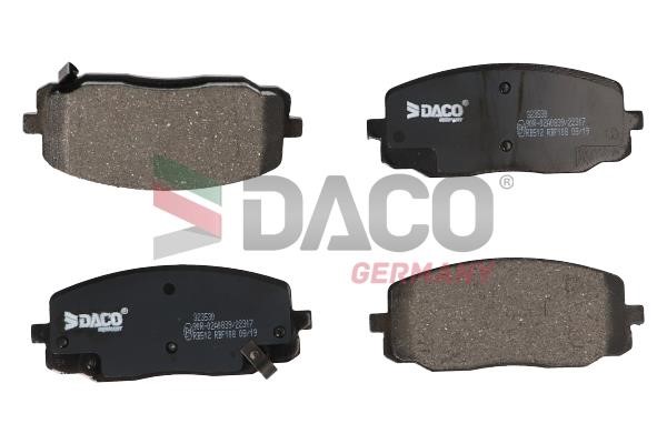 Daco 323530 Тормозные колодки дисковые, комплект 323530: Отличная цена - Купить в Польше на 2407.PL!