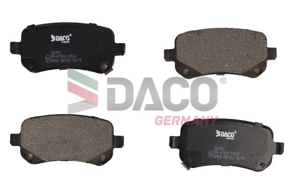 Daco 320902 Brake Pad Set, disc brake 320902: Buy near me in Poland at 2407.PL - Good price!