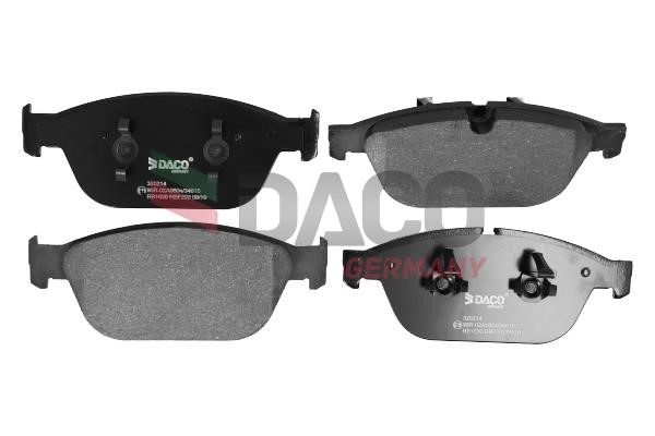 Daco 320214 Brake Pad Set, disc brake 320214: Buy near me in Poland at 2407.PL - Good price!