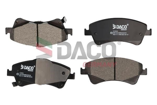 Daco 323903 Brake Pad Set, disc brake 323903: Buy near me in Poland at 2407.PL - Good price!