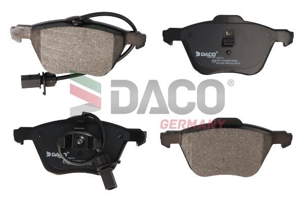 Daco 324751 Brake Pad Set, disc brake 324751: Buy near me in Poland at 2407.PL - Good price!
