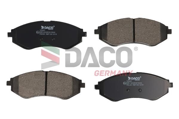 Daco 325007 Brake Pad Set, disc brake 325007: Buy near me in Poland at 2407.PL - Good price!