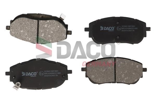 Daco 323940 Тормозные колодки дисковые, комплект 323940: Отличная цена - Купить в Польше на 2407.PL!