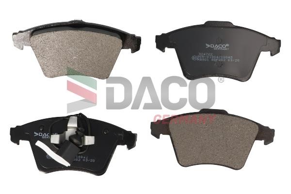 Daco 324762 Тормозные колодки дисковые, комплект 324762: Отличная цена - Купить в Польше на 2407.PL!
