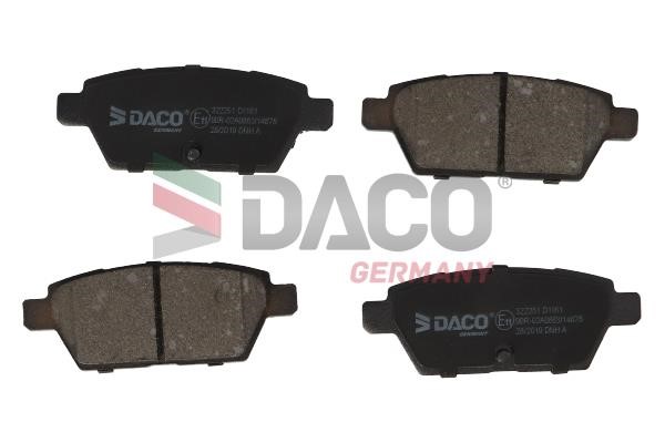Daco 322251 Тормозные колодки дисковые, комплект 322251: Отличная цена - Купить в Польше на 2407.PL!