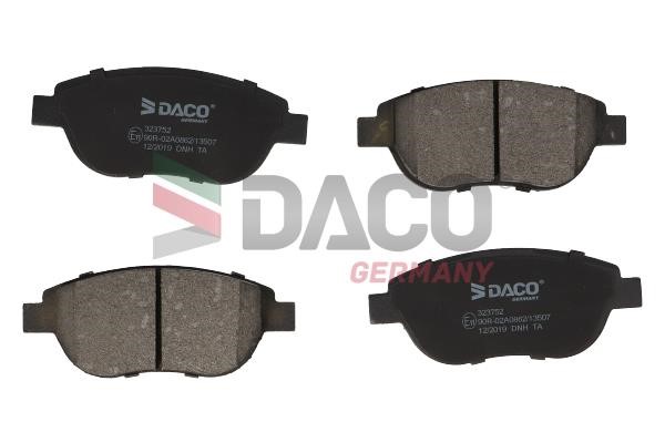 Daco 323752 Тормозные колодки дисковые, комплект 323752: Отличная цена - Купить в Польше на 2407.PL!