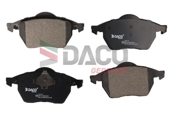 Daco 324734 Тормозные колодки дисковые, комплект 324734: Отличная цена - Купить в Польше на 2407.PL!